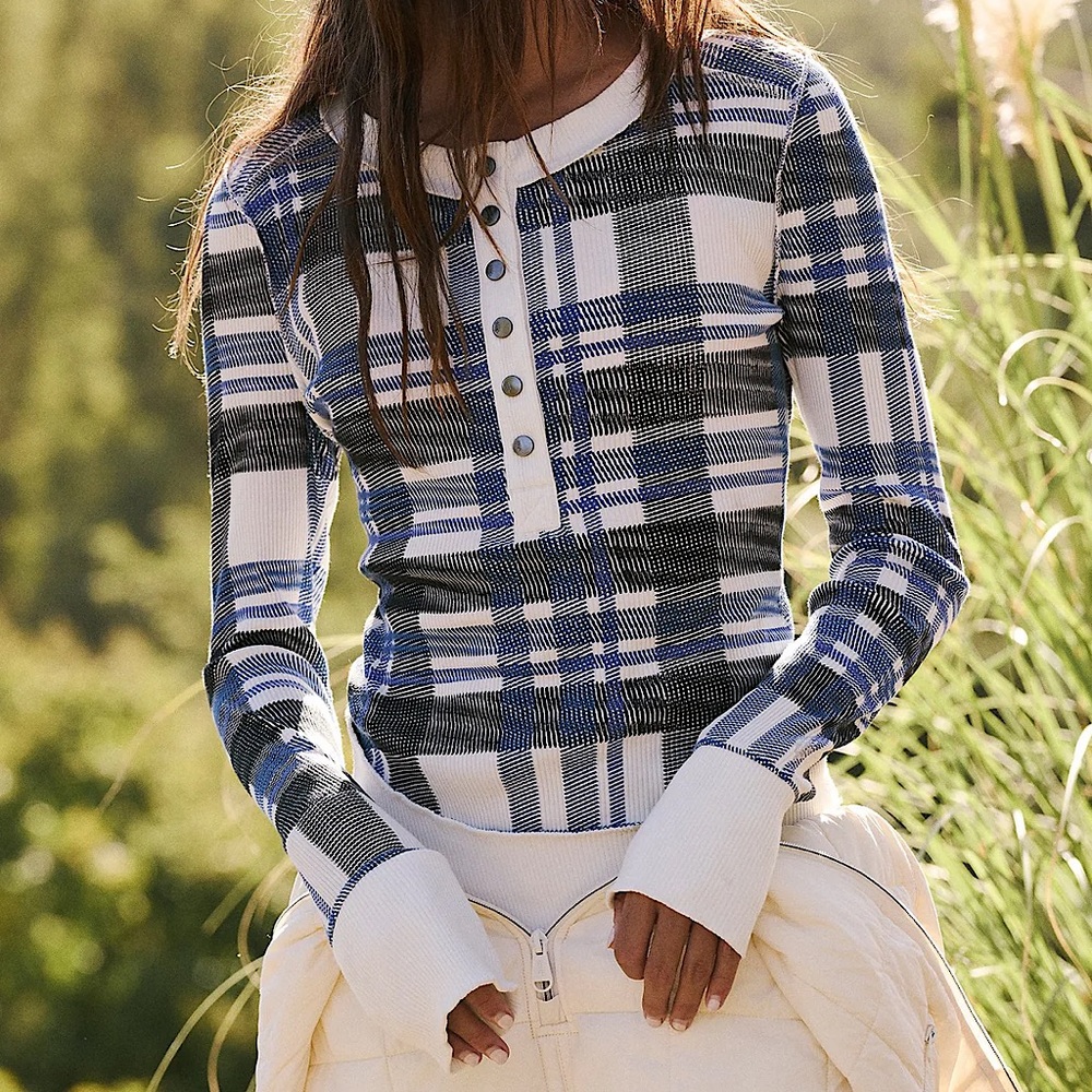 NEW Free People Movement Rally Printed Layer Long Sleeve - Picture 3 of 13